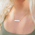 Bar Necklace Engraved Your Way